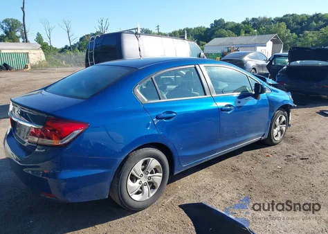 2014 Honda Civic Lx z USA, uszkodzony, nr VIN 2HGFB2F58EH556886